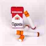 Cigarette Dog Toy Cigarette Pack with 3 Pcs Giggly Cigarettes and Food-Hiding Pack Interactive Plush Dog Toys for Puppy Small and Medium Dogs