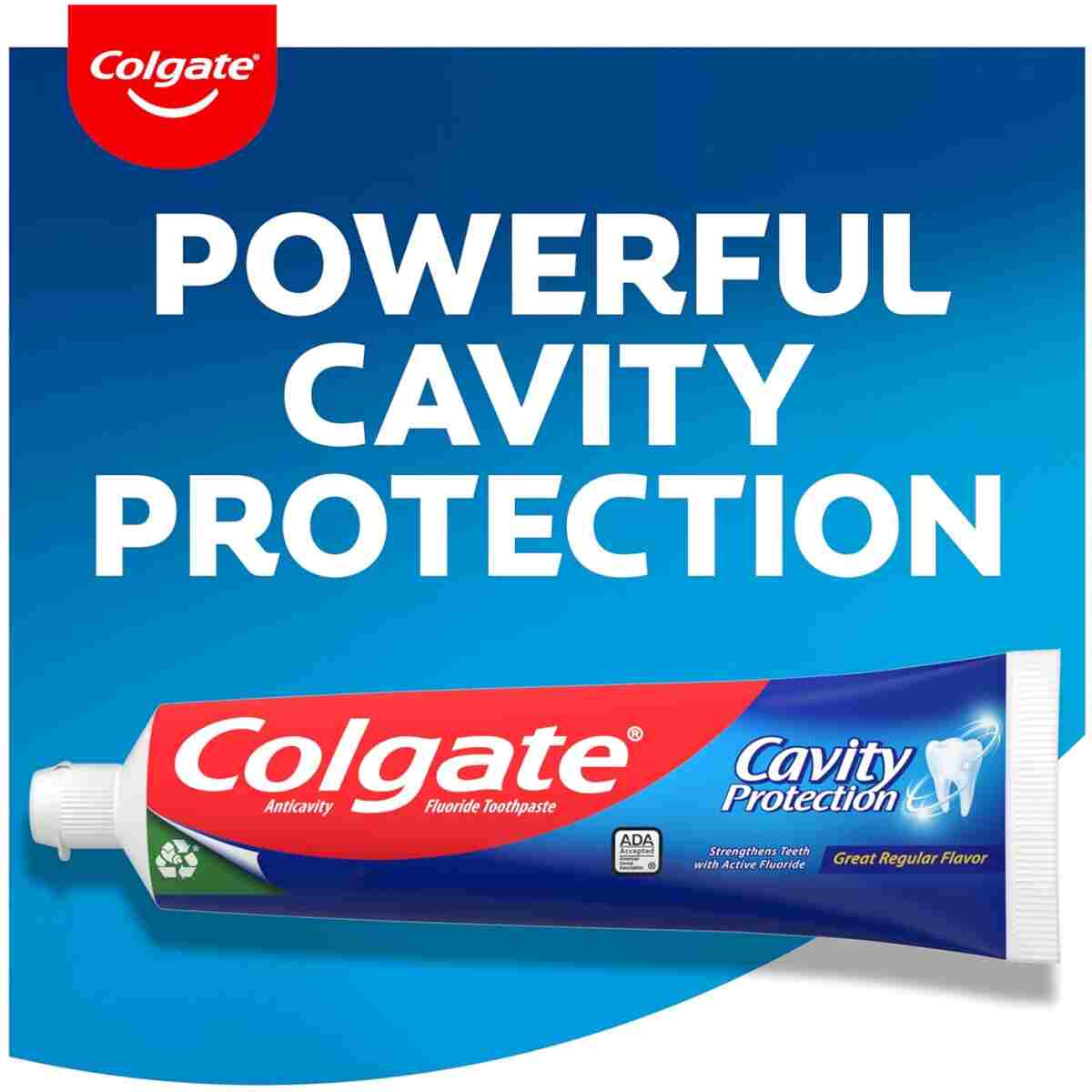 Colgate Cavity Protection Regular Fluoride Toothpaste, White, 6 oz