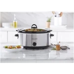 Crock-Pot 7 Quart Oval Manual Slow Cooker, Stainless Steel (SCV700-S-BR), Versatile Cookware for Large Families or Entertaining