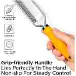 Deiss PRO Lemon Zester & Heavy Duty Cheese Grater & Vegetable Grater — Parmesan Cheese Lemon, Garlic, Nutmeg, Chocolate, Fruits, Vegetables, Ginger Grater - Cheese Shredder &...