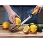 Deiss PRO Lemon Zester & Heavy Duty Cheese Grater & Vegetable Grater — Parmesan Cheese Lemon, Garlic, Nutmeg, Chocolate, Fruits, Vegetables, Ginger Grater - Cheese Shredder &...