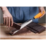 Deiss PRO Lemon Zester & Heavy Duty Cheese Grater & Vegetable Grater — Parmesan Cheese Lemon, Garlic, Nutmeg, Chocolate, Fruits, Vegetables, Ginger Grater - Cheese Shredder &...