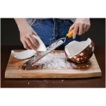 Deiss PRO Lemon Zester & Heavy Duty Cheese Grater & Vegetable Grater — Parmesan Cheese Lemon, Garlic, Nutmeg, Chocolate, Fruits, Vegetables, Ginger Grater - Cheese Shredder &...