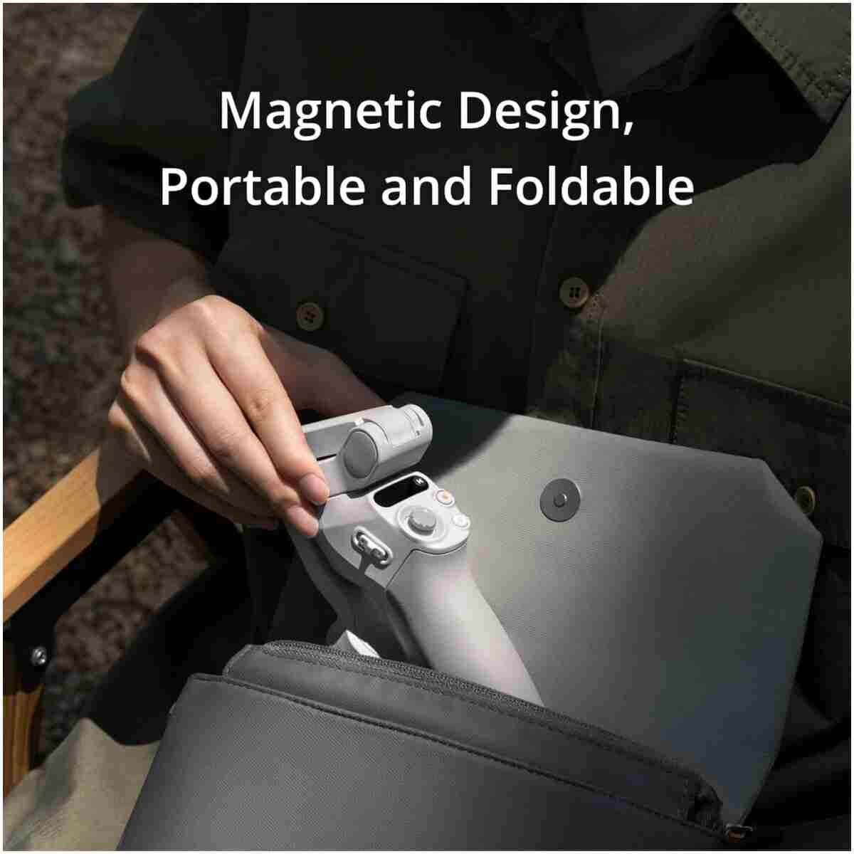 DJI Osmo Mobile SE, 3-Axis Phone Gimbal, Portable and Foldable, Gimbal Stabilizer for iphone, Andriod, ShotGuides, ActiveTrack 6.0, Vlogging Stabilizer for Youtube, TikTok, Travel