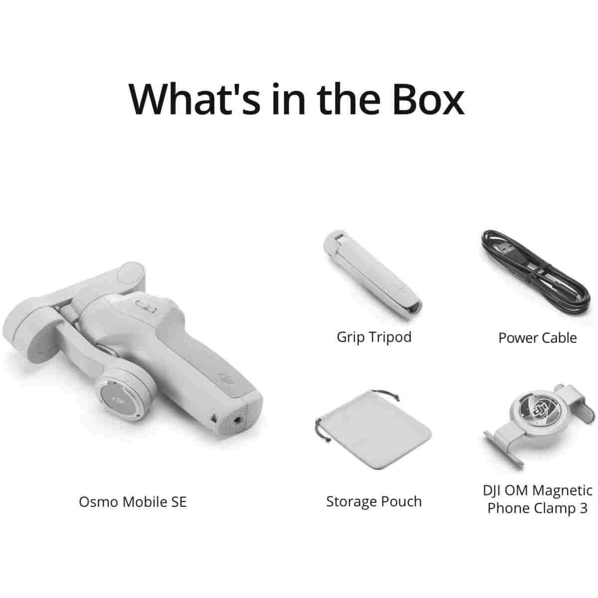DJI Osmo Mobile SE, 3-Axis Phone Gimbal, Portable and Foldable, Gimbal Stabilizer for iphone, Andriod, ShotGuides, ActiveTrack 6.0, Vlogging Stabilizer for Youtube, TikTok, Travel