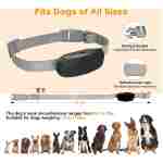 Dog Bark Collar, Adjustable Training Collar Intelligent Waterproof Barking Terminator Device, Anti-Barking Device with 5 sensitivities, USB Charging, Long Battery Life Dogs