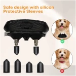 Dog Bark Collar, Adjustable Training Collar Intelligent Waterproof Barking Terminator Device, Anti-Barking Device with 5 sensitivities, USB Charging, Long Battery Life Dogs