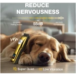 Dog Clippers for Grooming for Thick Heavy Coats, Professional Pet Grooming Clippers Supplies Kit Low Noise Rechargeable Stainless Steel Hair Trimmers with Ceramic Blade for Dogs...