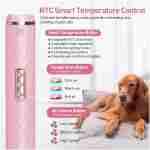 Dog Dryer, Dog Grooming Blow Dryer Kit with Slicker Brush for Pet, High Velocity Blow Dryer for Dogs with Adjustable Speed and Temperature for Dog Grooming Supplies and Home...