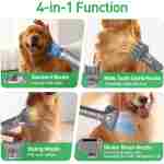 Dog Dryer, Dog Grooming Blow Dryer Kit with Slicker Brush for Pet, High Velocity Blow Dryer for Dogs with Adjustable Speed and Temperature for Dog Grooming Supplies and Home...