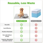 Dog Grass Large Potty Patch, Dog Litter Boxes Artificial Grass Bathroom Turf for Pet Training, Washable Puppy Pee Pad, Perfect Indoor/Outdoor Portable Potty Pet Loo