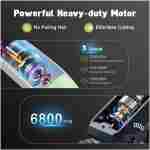 Dog Grooming Kit, Dog Clippers for Grooming for Thick Heavy Coats, Professional Pet Paw Trimmer Nail Grinder Low Noise Rechargeable Stainless Steel Hair Trimmer for Dogs Cats...