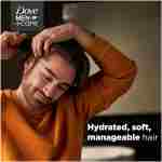 DOVE MEN + CARE Fortifying 2 in 1 Shampoo and Conditioner Fresh and Clean with Caffeine for Normal to Oily Hair Helps Strengthen Thinning Hair 3 oz