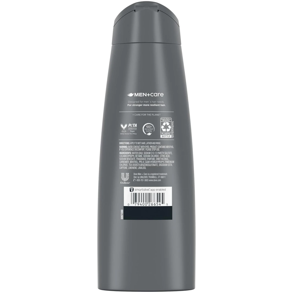 DOVE MEN + CARE Fortifying 2 in 1 Shampoo and Conditioner Fresh and Clean with Caffeine for Normal to Oily Hair Helps Strengthen Thinning Hair 3 oz