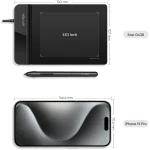 Drawing Tablet XPPen G430S OSU, Graphic Drawing Tablet with 8192 Levels Pressure Battery-Free Stylus, 4 x 3 inch Ultrathin, for OSU Game, Online Teaching Compatible with...
