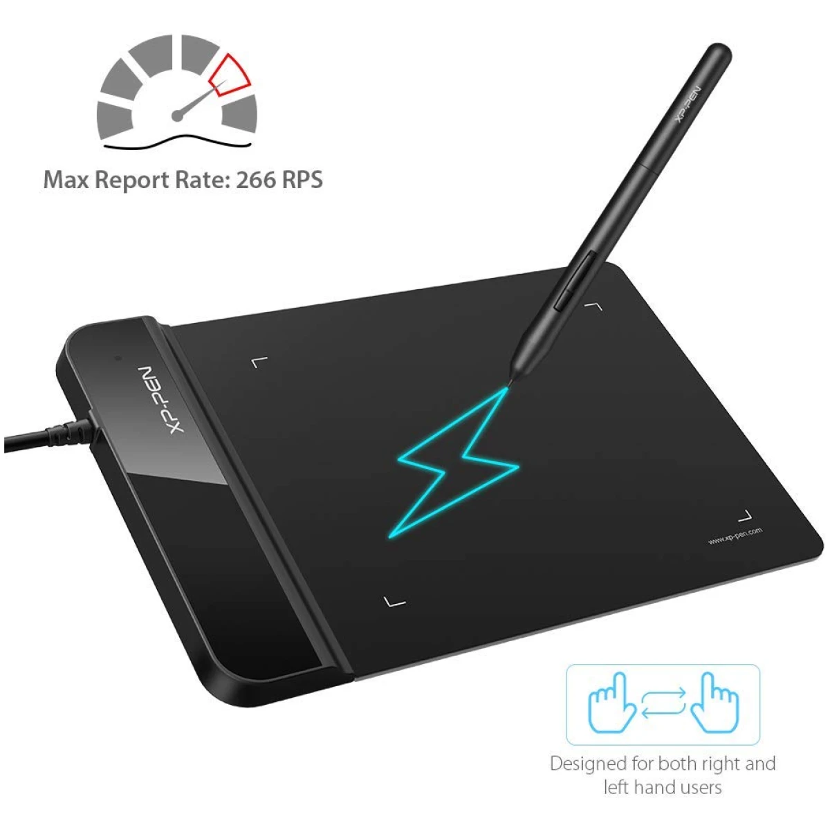 Drawing Tablet XPPen G430S OSU, Graphic Drawing Tablet with 8192 Levels Pressure Battery-Free Stylus, 4 x 3 inch Ultrathin, for OSU Game, Online Teaching Compatible with...