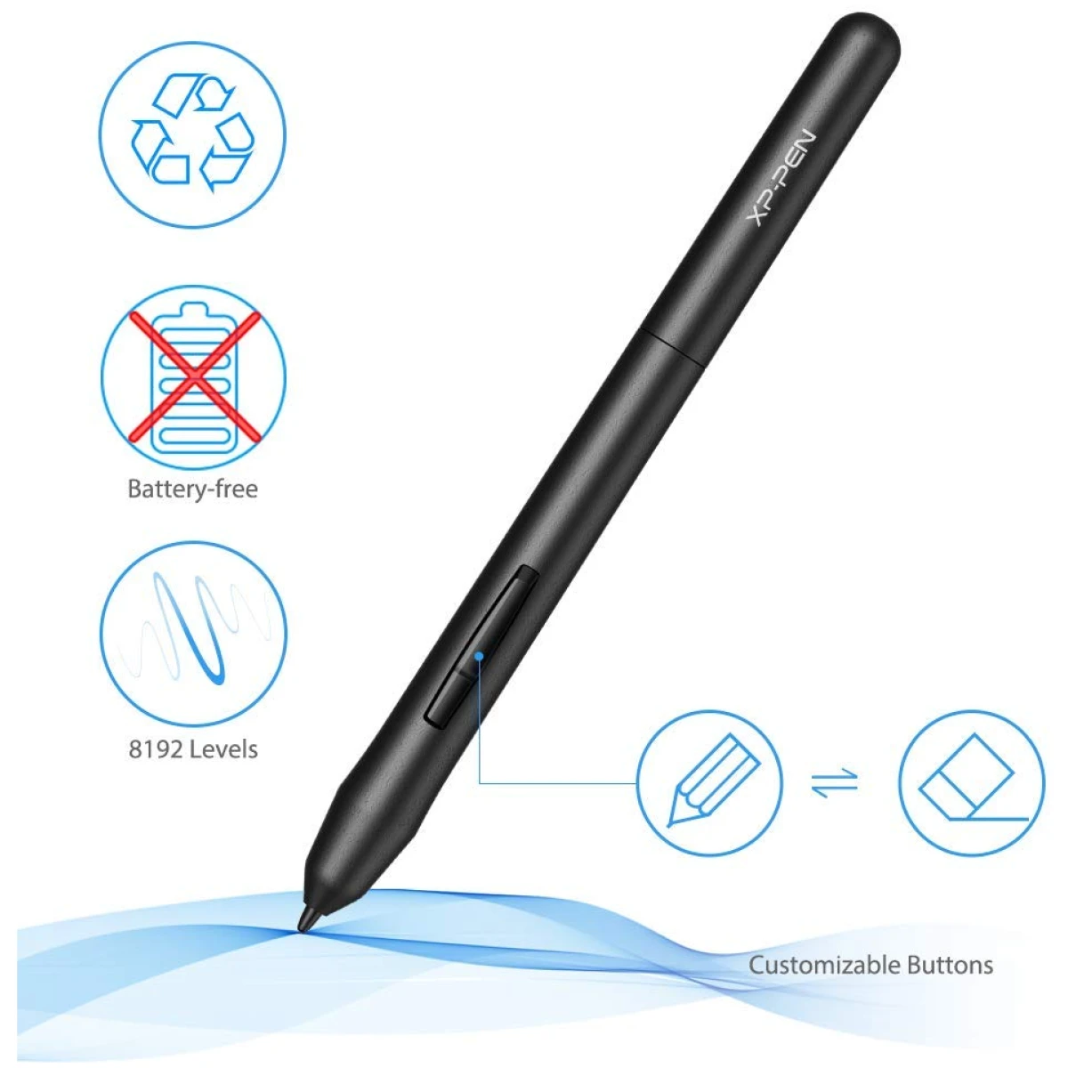 Drawing Tablet XPPen G430S OSU, Graphic Drawing Tablet with 8192 Levels Pressure Battery-Free Stylus, 4 x 3 inch Ultrathin, for OSU Game, Online Teaching Compatible with...