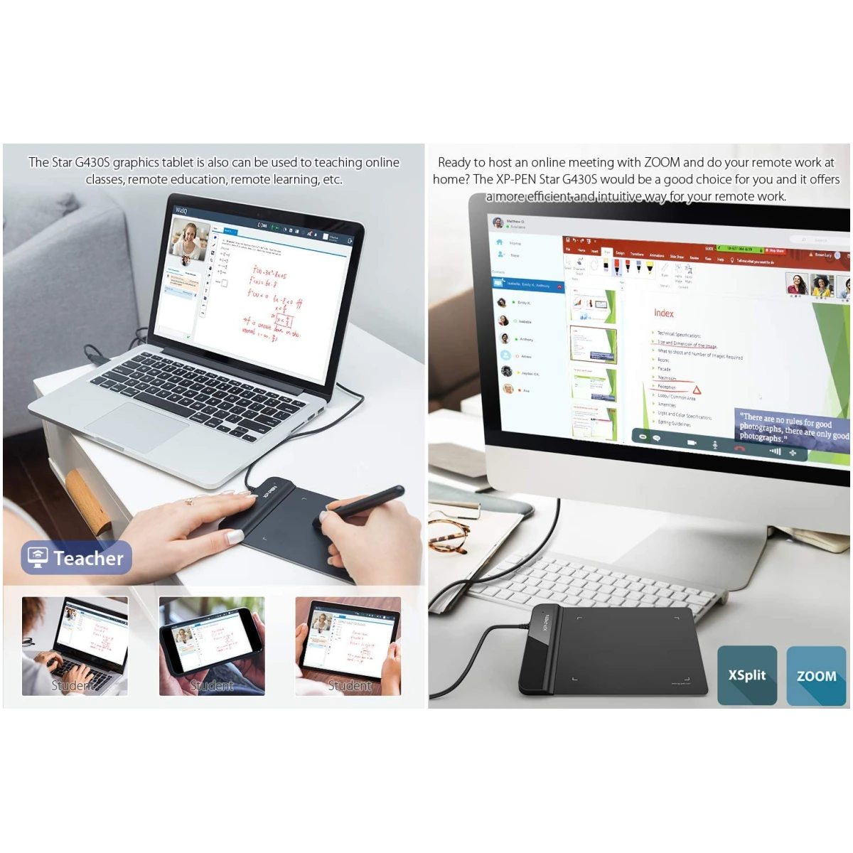 Drawing Tablet XPPen G430S OSU, Graphic Drawing Tablet with 8192 Levels Pressure Battery-Free Stylus, 4 x 3 inch Ultrathin, for OSU Game, Online Teaching Compatible with...
