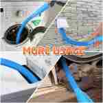 Dryer Vent Cleaner Kit Vacuum Attachment - Multiple Combinations V1 Lint Remover Power Washer and Vacuum Hose Quickly Removes Lint