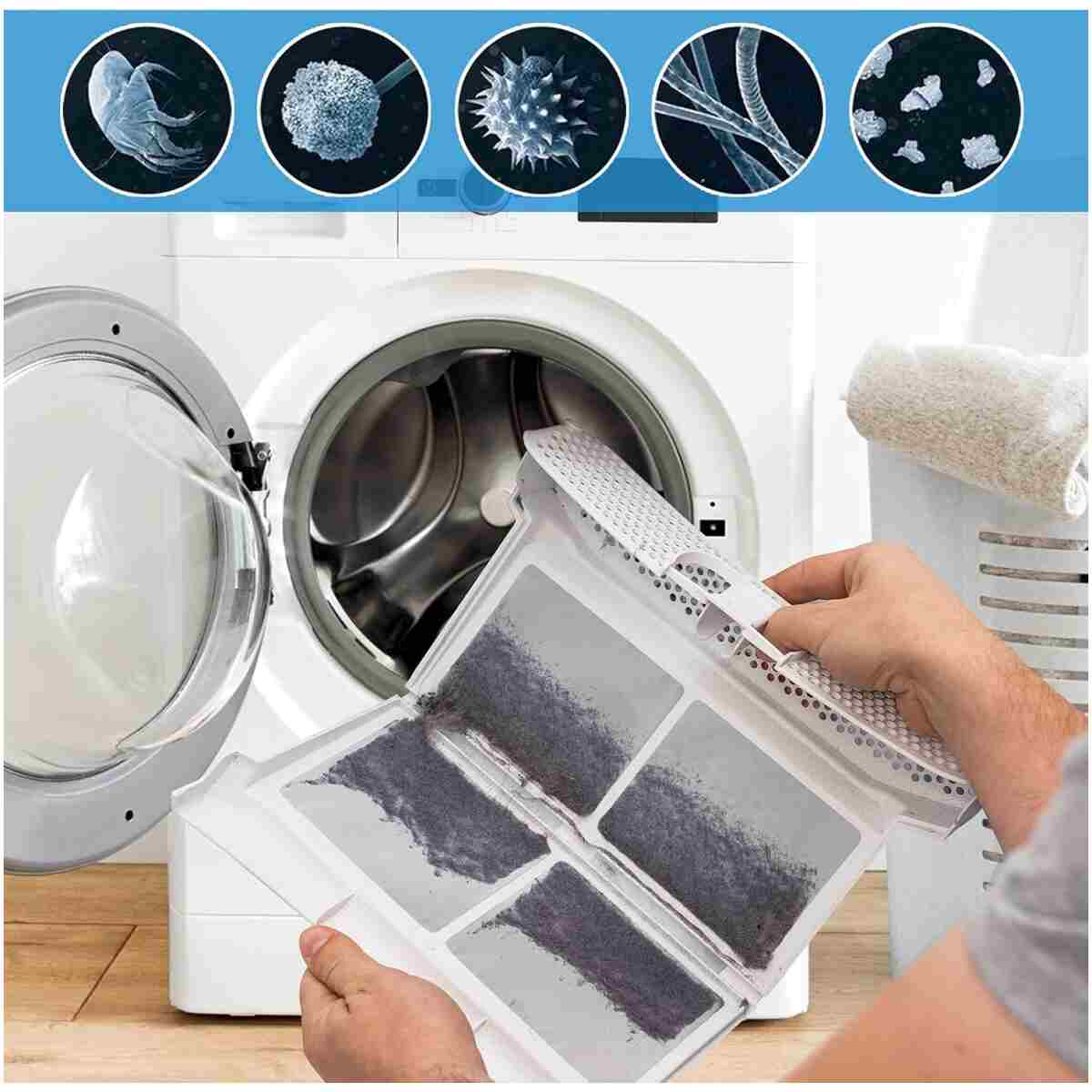 Dryer Vent Cleaner Kit Vacuum Attachment - Multiple Combinations V1 Lint Remover Power Washer and Vacuum Hose Quickly Removes Lint