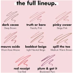 e.l.f. Cream Glide Lip Liner, Highly-Pigmented Pencil For Shaping & Sculpting Lips, Semi-Matte Finish, Vegan & Cruelty-Free, Baddest Beige