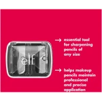 e.l.f., Dual-Pencil Sharpener, Convenient, Essential Tool, Sharpens, Easy To Clean, Travel-Friendly, Compact, Includes Bonus Small Sharpener