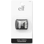 e.l.f., Dual-Pencil Sharpener, Convenient, Essential Tool, Sharpens, Easy To Clean, Travel-Friendly, Compact, Includes Bonus Small Sharpener