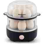 Elite Gourmet EGC115M Easy Egg Cooker Electric 7-Egg Capacity, Soft, Medium, Hard-Boiled Egg Cooker with Auto Shut-Off, Measuring Cup Included, BPA Free, Retro Mint