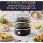 Elite Gourmet EGC115M Easy Egg Cooker Electric 7-Egg Capacity, Soft, Medium, Hard-Boiled Egg Cooker with Auto Shut-Off, Measuring Cup Included, BPA Free, Retro Mint