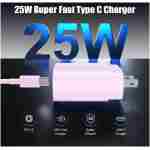 Essri 25W Super Fast Charger Block for Galaxy S24 Ultra/S24/S24+/S23 Ultra/S23/S22 Ultra/S22/S21 Ultra/S20 Ultra/Note 20,4Pack USB Type C Wall Charger with (6Ftx2 10Ftx2) USB C...