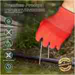 FEED GARDEN 6 Inch 50 Pack Hot-dip Galvanized Landscape Staples Plant Cover Stakes 11 Gauge Tent Stakes Garden Stakes Landscaping Fabric SOD Pins Yard Stakes for Decoration Weed...