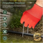 FEED GARDEN 6 Inch 50 Pack Hot-dip Galvanized Landscape Staples Plant Cover Stakes 11 Gauge Tent Stakes Garden Stakes Landscaping Fabric SOD Pins Yard Stakes for Decoration Weed...