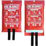 Fire Blanket for Home and Kitchen,40" x 40",4 Pack,Emergency Fire Blanket