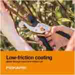 Fiskars Bypass Pruning Shears, 5/8-Inch Cut Capacity Garden Clippers, Gardening Scissors with Sharp, Rust Resistant Steel Blade