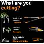 Fiskars Bypass Pruning Shears, 5/8-Inch Cut Capacity Garden Clippers, Gardening Scissors with Sharp, Rust Resistant Steel Blade