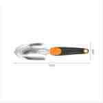 Fiskars Ergo Garden Trowel for Digging and Planting, Heavy Duty Gardening Hand Tool with Hanging Hole