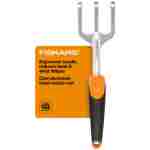Fiskars Ergo Garden Trowel for Digging and Planting, Heavy Duty Gardening Hand Tool with Hanging Hole