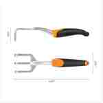 Fiskars Ergo Garden Trowel for Digging and Planting, Heavy Duty Gardening Hand Tool with Hanging Hole