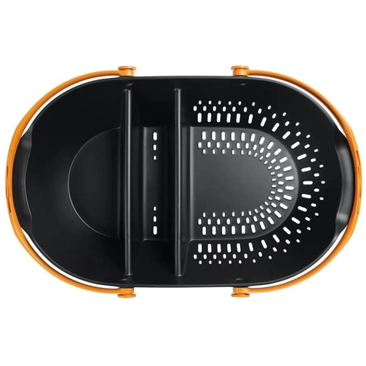 Fiskars Garden Harvest Basket - Container for Gardening and Harvesting with Tool Caddy - Harvesting Basket Doubles as a Collander for Vegetables and Fruits - Garden Accessories