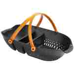 Fiskars Garden Harvest Basket - Container for Gardening and Harvesting with Tool Caddy - Harvesting Basket Doubles as a Collander for Vegetables and Fruits - Garden Accessories