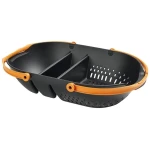 Fiskars Garden Harvest Basket - Container for Gardening and Harvesting with Tool Caddy - Harvesting Basket Doubles as a Collander for Vegetables and Fruits - Garden Accessories