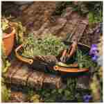 Fiskars Garden Harvest Basket - Container for Gardening and Harvesting with Tool Caddy - Harvesting Basket Doubles as a Collander for Vegetables and Fruits - Garden Accessories