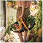 Fiskars Garden Harvest Basket - Container for Gardening and Harvesting with Tool Caddy - Harvesting Basket Doubles as a Collander for Vegetables and Fruits - Garden Accessories