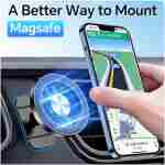 for Magsafe Car Mount【20 Strong Magnets】Magnetic Phone Holder for Car Phone Holder Mount Dash【360°】Cell Phone Holders for Your Car Accessories for Women Men iPhone 16 Pro Max 15...