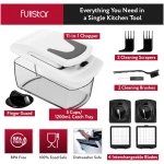 Fullstar Vegetable Chopper and Spiralizer - Food Chopper with Container, Fruit Slicer, Kitchen Gadgets & Accessories, Home Essentials (4 in 1, White)