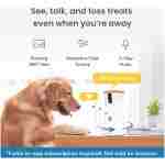 Furbo 360° Dog Camera + Nanny Bundle: Home Security & Pet Safety Alerts, Rotating Treat Dispenser with Speaker, Smart Home Indoor Cam w Phone App (Additional Subscription...