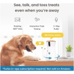 Furbo 360° Dog Camera + Nanny Bundle: Home Security & Pet Safety Alerts, Rotating Treat Dispenser with Speaker, Smart Home Indoor Cam w Phone App (Additional Subscription...