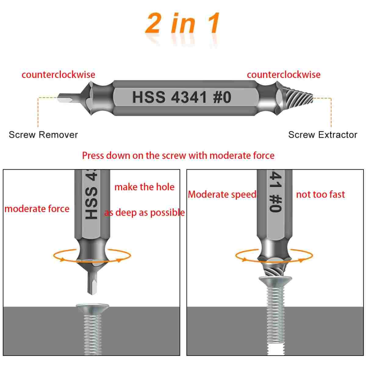 Gifts for Men,Damaged Screw Extractor Set-Father's Day Gifts from Wife Daughter Son,Mens Gifts,Husband,Stripped Screws Nuts & Bolts Drill Bit Tools for Easy Removal of Rusty...