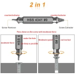 Gifts for Men,Damaged Screw Extractor Set-Father's Day Gifts from Wife Daughter Son,Mens Gifts,Husband,Stripped Screws Nuts & Bolts Drill Bit Tools for Easy Removal of Rusty...