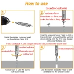 Gifts for Men,Damaged Screw Extractor Set-Father's Day Gifts from Wife Daughter Son,Mens Gifts,Husband,Stripped Screws Nuts & Bolts Drill Bit Tools for Easy Removal of Rusty...